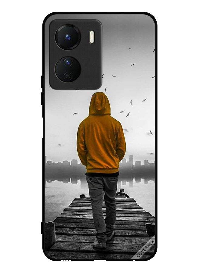 Covernex Protective Case Cover For Vivo Y16 Sad Boy Walking - Image 1