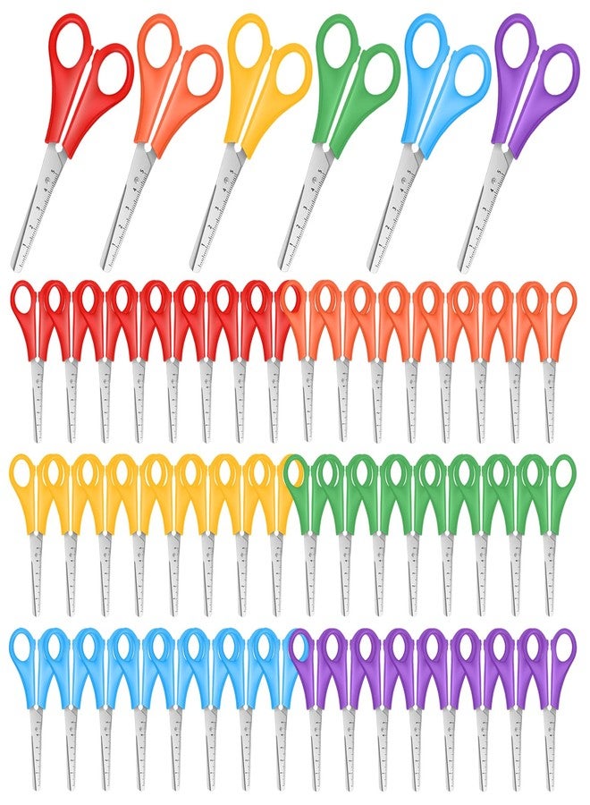 Taotree Kids Scissors Bulk of 48-Pack, Taotree 5" Kid Scissors for School Office Supplies, Art Craft Supplies, Small Blunt Tip Safety for Toddler Child Student Classroom Teacher Scrapbook Scrapbooking - Image 1