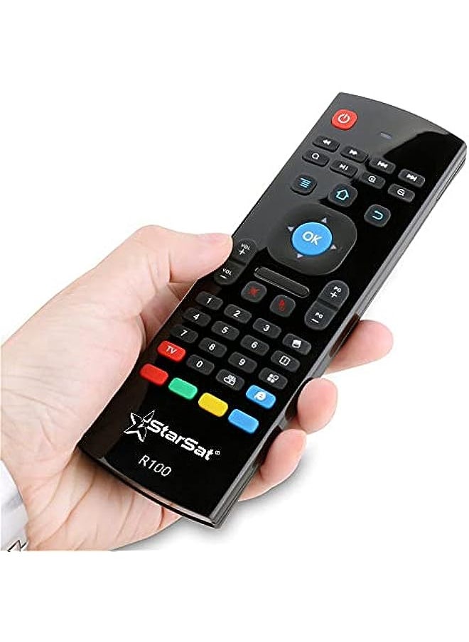 HuHa StarSat Multi-Function Remote Controller with 3D mouse & Wireless Fly Air Mouse & Keyboard Remote Control for KODI & Android, MXQ, SMART TV, Win PC, MAC, Raspberry Pi  - Image 3