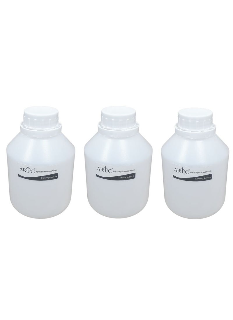 ARTC ARTC 3 Pieces Food Grade Leakproof Natural Color Plastic Bottle For Liquid And Perfume Storage  - Image 1