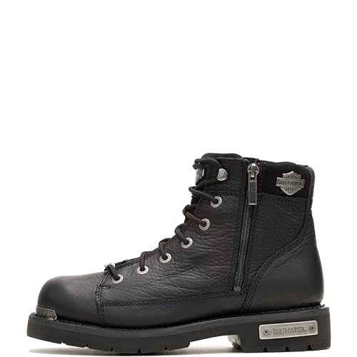 HARLEY DAVIDSON Harley-Davidson Men's Chipman Leather Motorcycle Casual Boot, Black, 11.5 - Image 2
