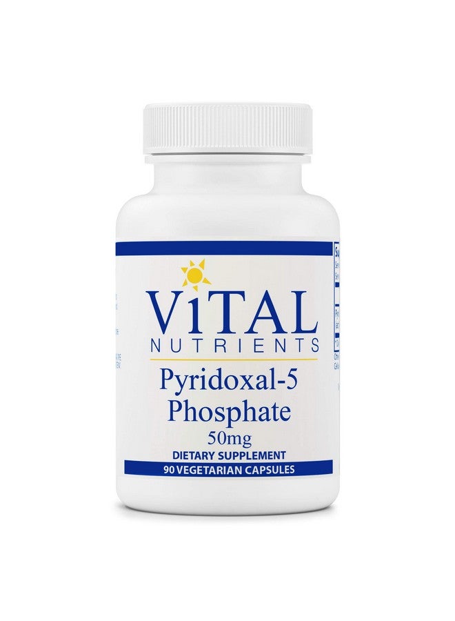 Vital Nutrients Pyridoxal5 Phosphate Activated Vitamin B6 90 Vegetarian Capsules Per Bottle 50 Mg - Image 2
