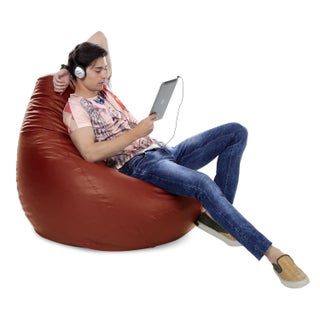 Guys XXXL Bean Bag Cover Only Tan Faux Leather Requires Bean Filling - pzsku/Z715CD23C37320B04FCCCZ/45/1745820702/629342d7-317d-47d0-9317-0fb038c9ede6