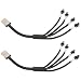 Anlseiod 2pcs Ignition Coil Wire Harness Connector Compatible for LQ9 LQ4 LS2 LS3 LS7 LSX 53 60 62 70 Truck Coil Packs - Image 2