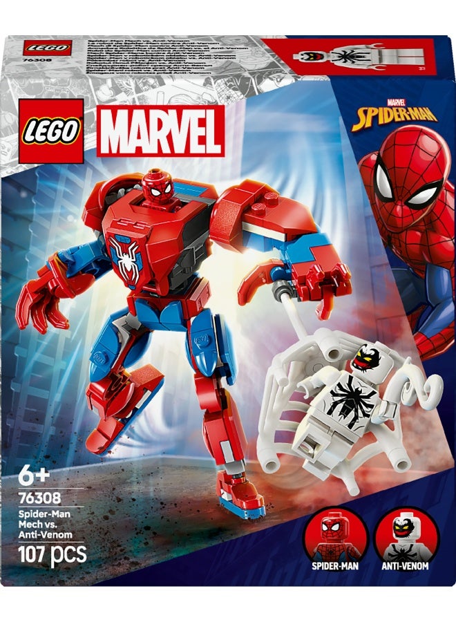 LEGO LEGO Marvel Spider-Man Mech vs. Anti-Venom 76308 Building Set (107 Pieces)  - Image 2