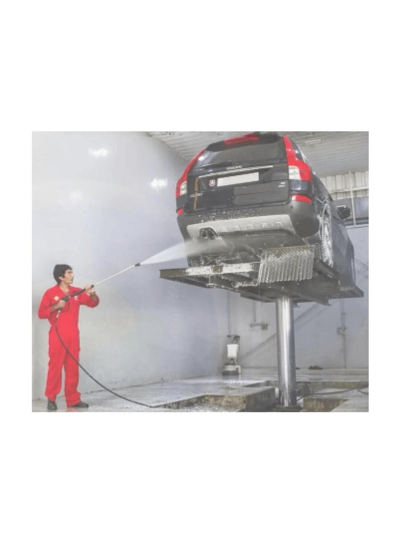 AMT 4 Ton Capacity Hydraulic Single Post Washing Lift-Rail Type Standard - Image 1