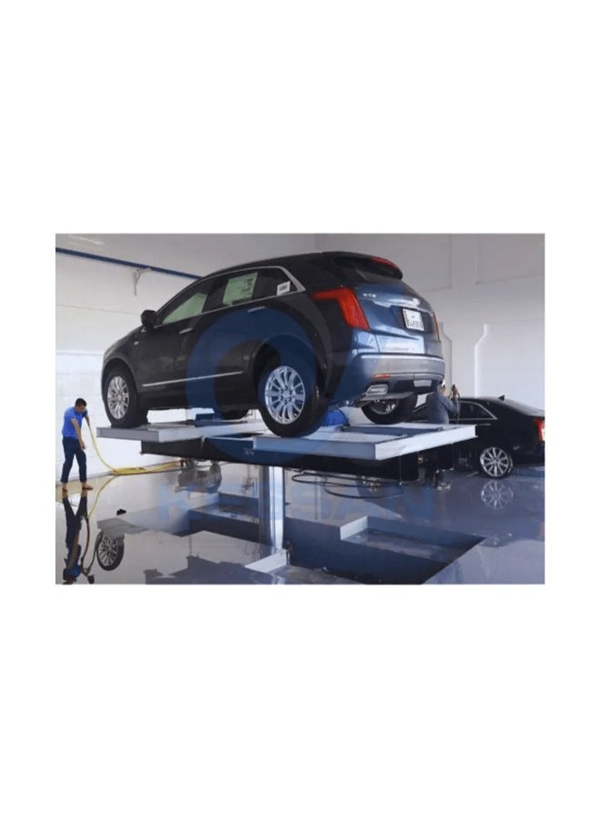 AMT 4 Ton Capacity Hydraulic Single Post Washing Lift-Rail Type Standard - Image 4