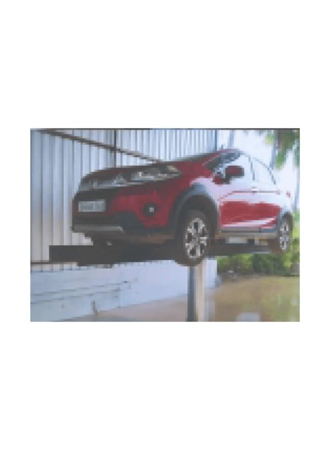 AMT 4 Ton Capacity Hydraulic Single Post Washing Lift-Rail Type Standard - Image 3