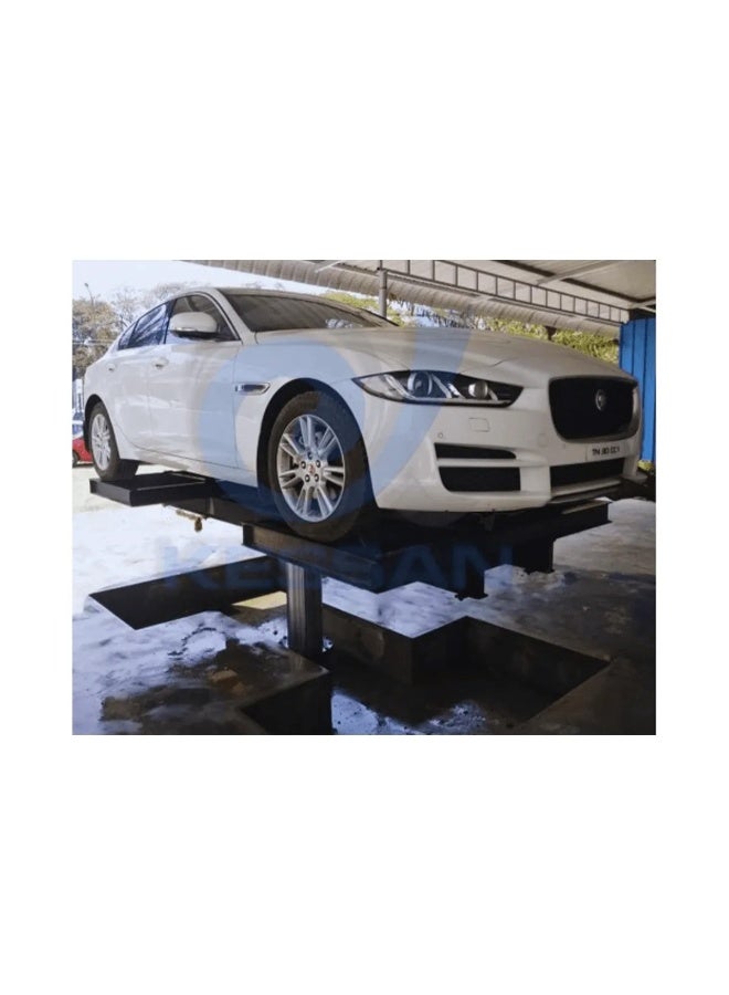 AMT 4 Ton Capacity Hydraulic Single Post Washing Lift-Rail Type Standard - Image 2