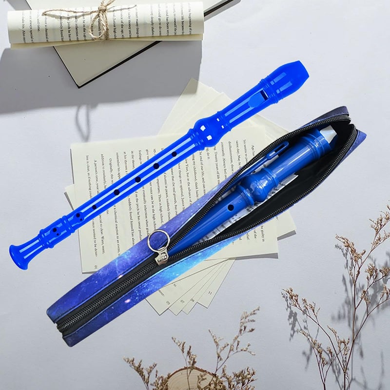 Auteey 8 Holes Soprano Recorder with Cleaning Rod and Bag, Professional German Style C Key Recorder for Kids Beginners Students(Blue) - Image 5