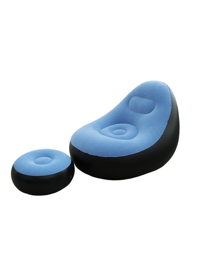 Luxury Inflatable Air Lounge Chair with Ottoman - Image 2