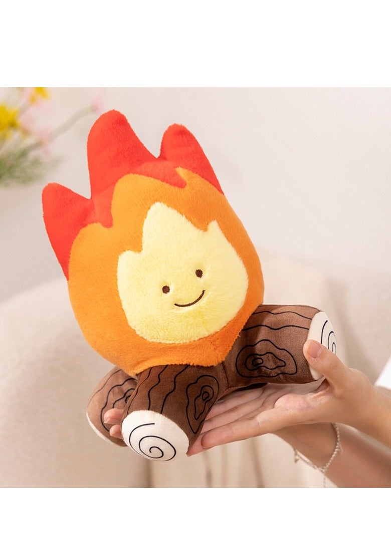 Jellycat Fun Fur Fireside Friend Plush Toy - 25cm, 0.15KG, Short Fleece  - Image 2