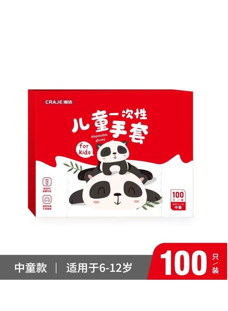 100pcs children's thickened disposable gloves - Image 3