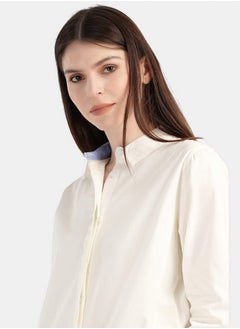 Clue Poplin Shirt with Side Vents  - Image 2
