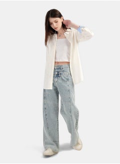 Clue Poplin Shirt with Side Vents  - Image 3