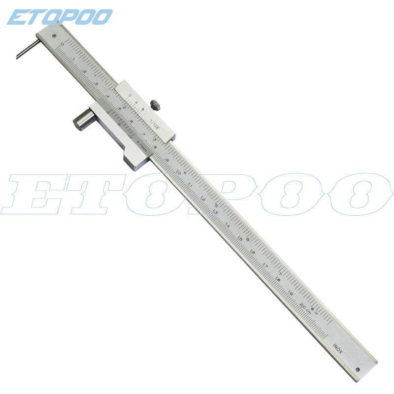 Etopoo Authentic Precision Vernier Caliper 200/300/500MM 200MM parallel caliper (accuracy 0.1mm)(KC57-200 