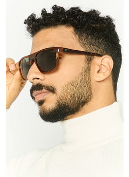 Timberland Men TB9279 Square Sunglasses, Brown  - Image 2