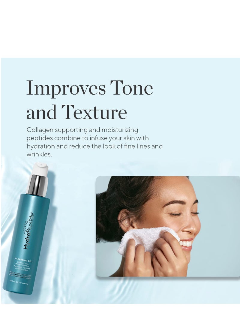 HydroPeptide - HydroPeptide Cleansing Gel Toning Face Wash Effectively Removes Makeup Dirt and Excess Oil without Irritation 6.76 Ounce (packaging may vary) - Image 1