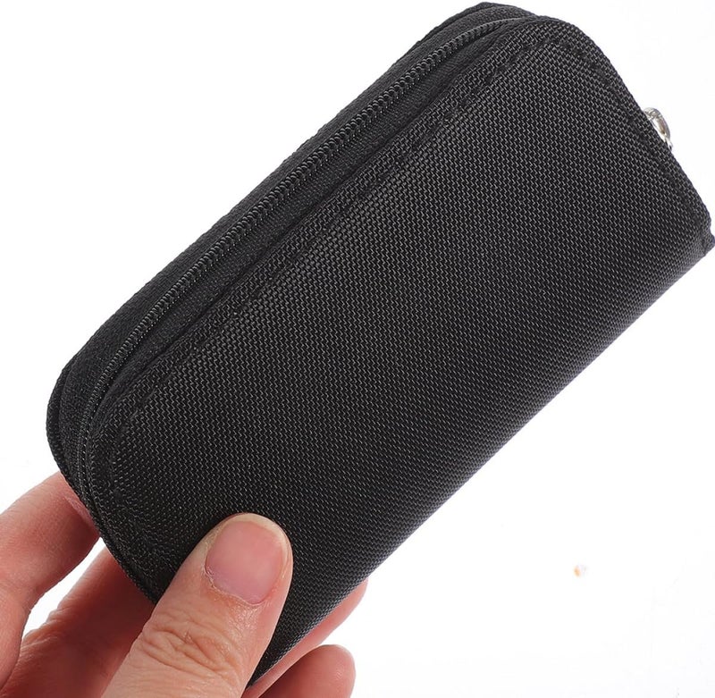 2pcs Portable Memory Card Organizer Case with 22 Slots, Multi-Function Micro Card Storage Holder for Travel and Photography, Black - Image 4