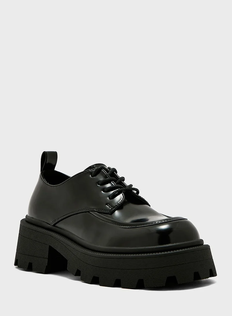 ONLY Banyu Chunky Lace Up Boots