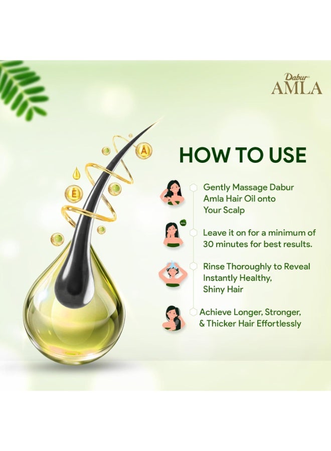 Dabur Amla Hair Oil 240ml - Image 5