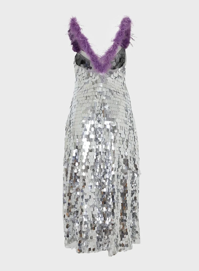 نوكتورن Sequin Detail Dress