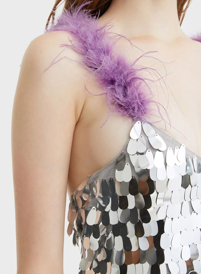 نوكتورن Sequin Detail Dress
