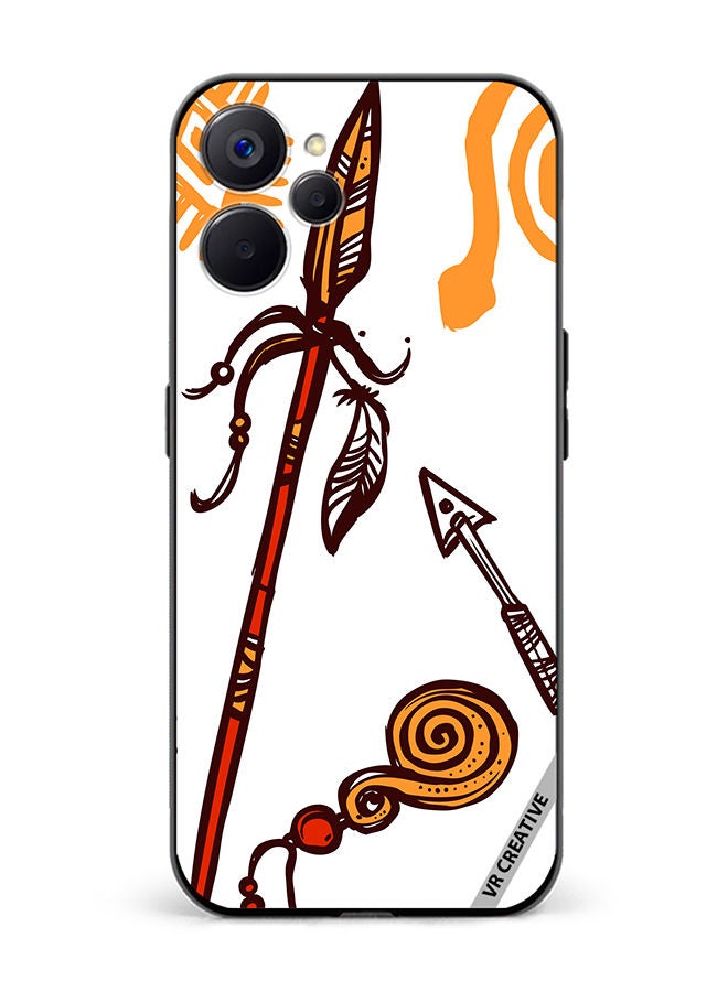 VR CREATIVE Protective Case Cover For Realme 10 5G African Spear Design Multicolour - Image 1