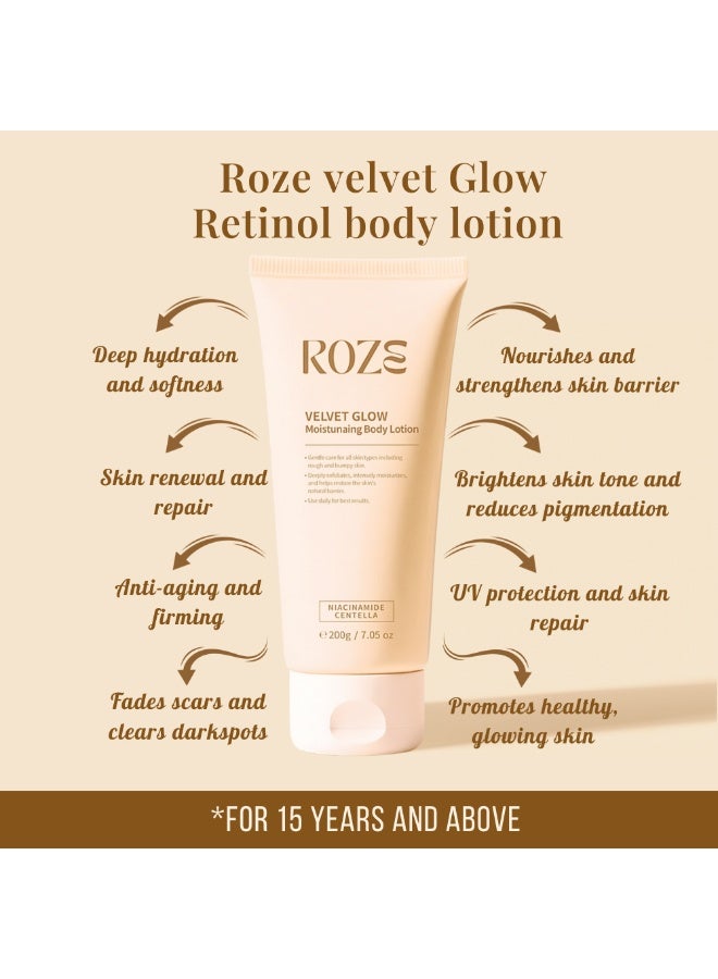 Roze Glow Pack – Cleanser | Moisturizer | Shampoo | Body Lotion - Image 5
