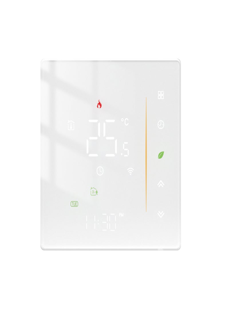 تويا جهاز تحكم ذكي في درجة الحرارة بشاشة رقمية Tuya ZigBee متعدد الوظائف لتدفئة الأرضية بالماء/الكهرباء ومنظم حرارة غلاية الماء/الغاز متوافق مع مساعد Google - Image 1