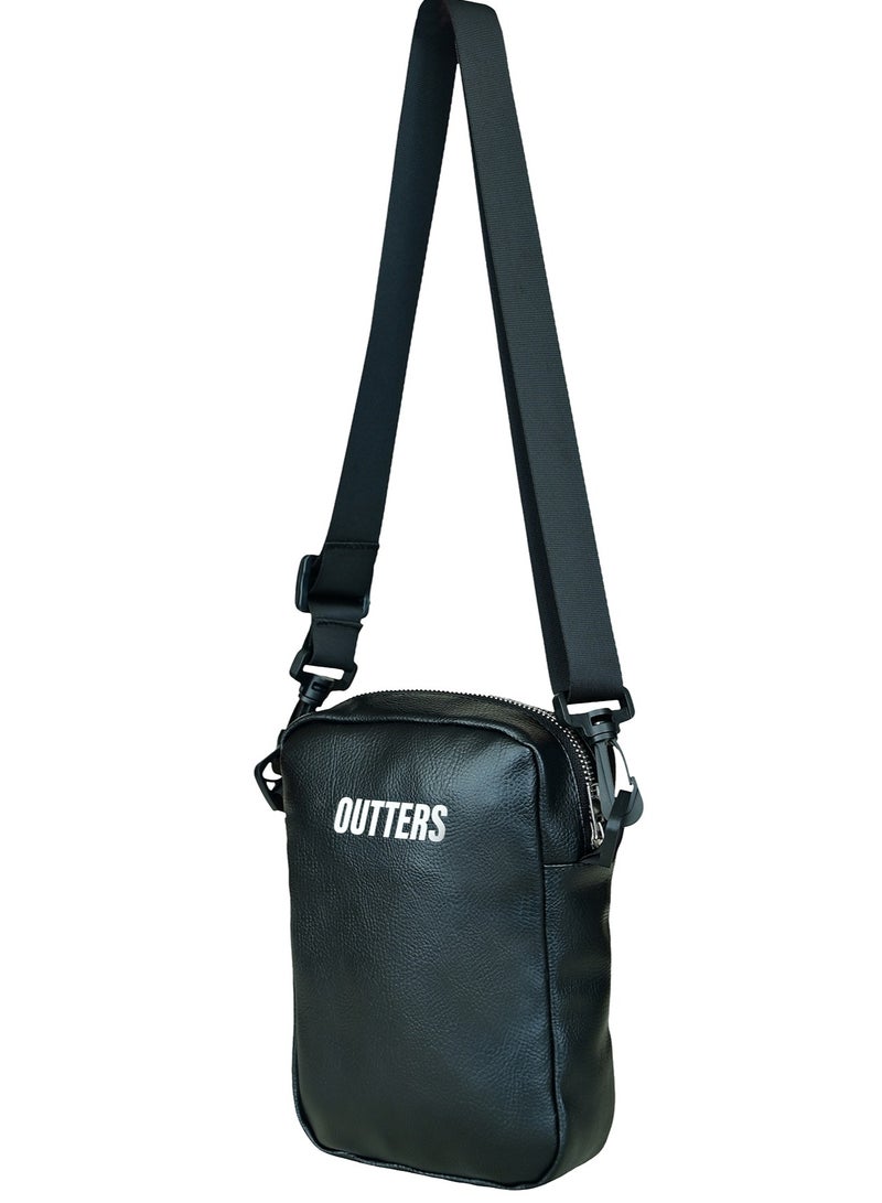Outters Lifestyle Syntactic leather PU leather crossbody unisex Bag umrah bag - Image 2