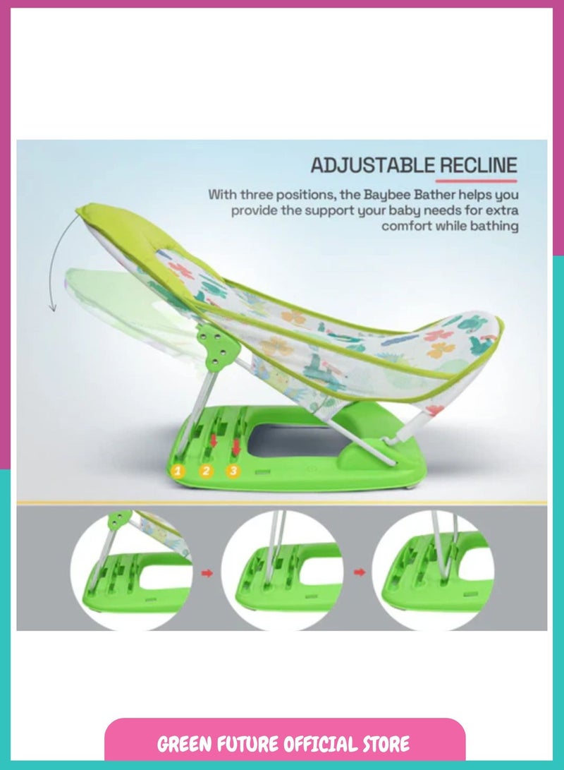 مقعد استحمام للأطفال وكرسي للأطفال من حديثي الولادة حتى 36 شهر - أخضر - Image 5