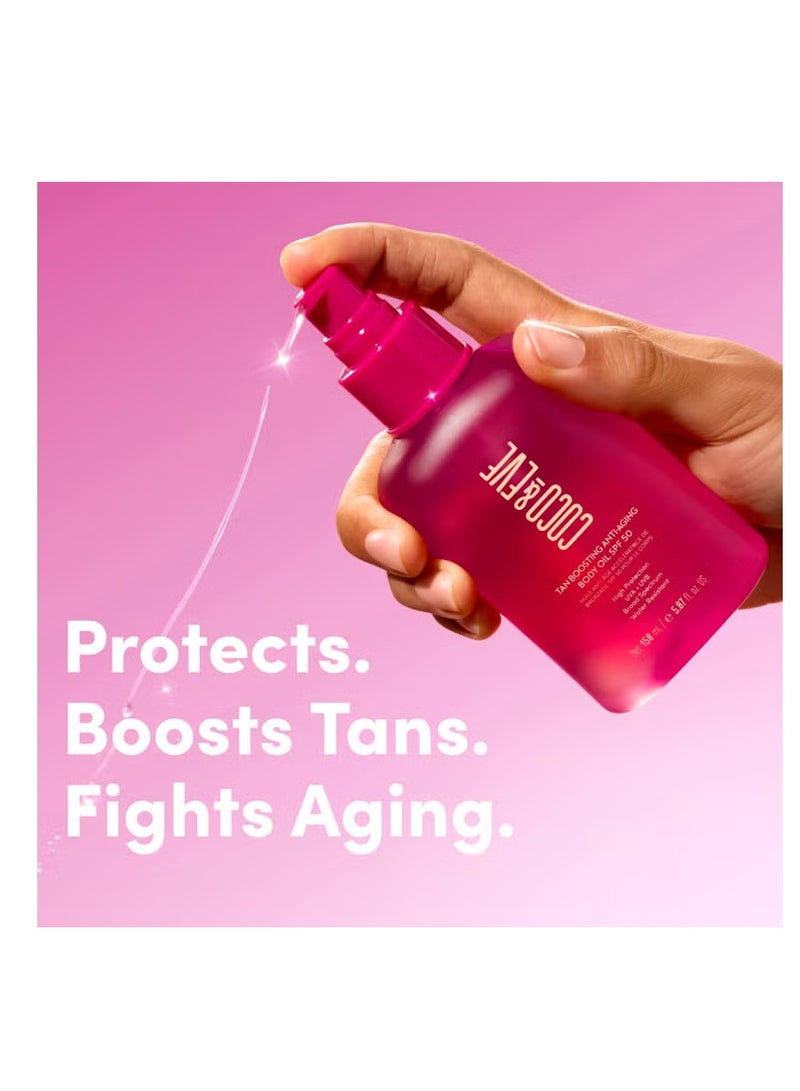 Coco & Eve Tan Boosting Anti-aging Body Oil SPF50 150ml - Image 4