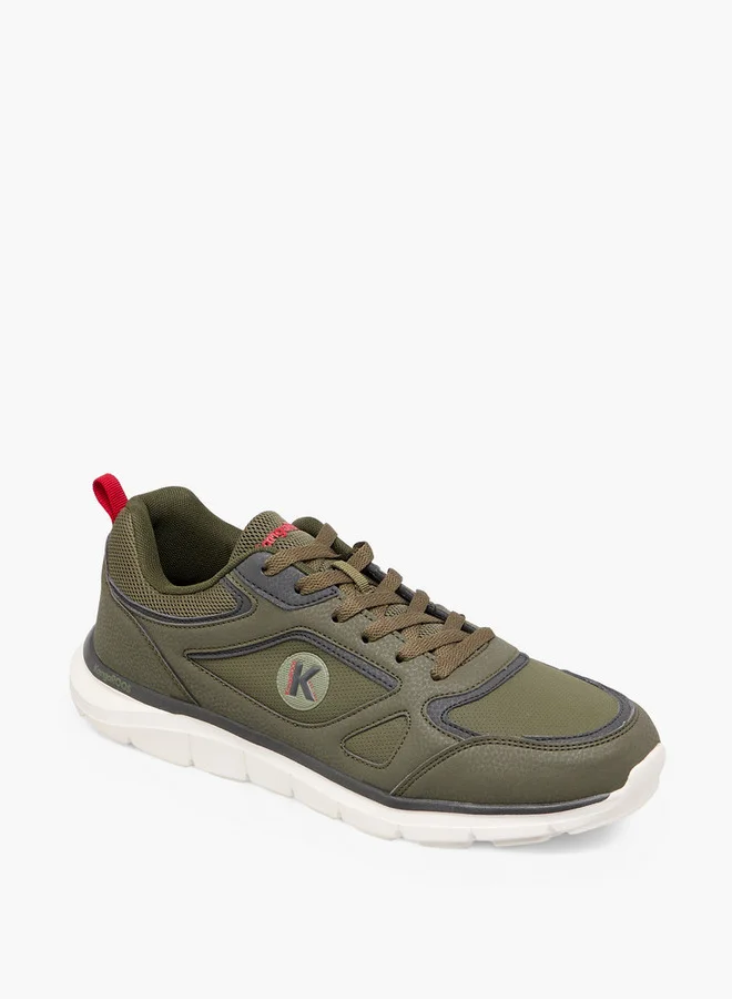 kangaROOS Men's Panelled Lace-Up Closure Sports Shoes