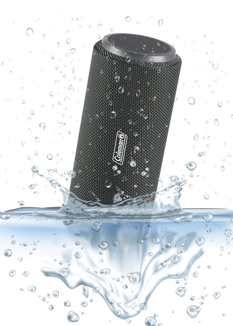 Coleman CBT90 Portable Water Resistant Bluetooth Speaker, Gray - Image 5