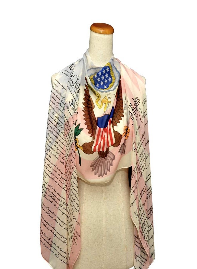 Universal Zone US Constitution and Bill of Rights Chiffon Scarf - Image 1