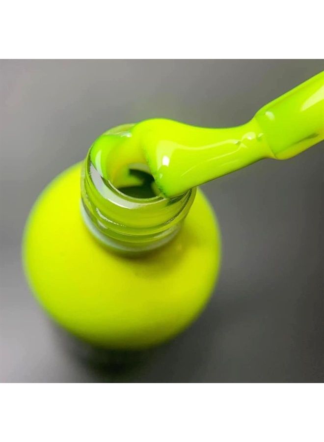 Didier Lab - Studios Gel Polish Neon Yellow - Professional Manicure Pedicure Products - Rich Pigment for Complete Nail Coverage - Flawless Shine - Suitable for Beginners - For UV Lamp - Gift for Women - Image 2