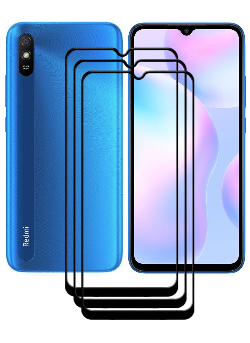 ACLIX 3 Pieces Antistatic ESD Dustproof Premium Quality High Definition Tempered Glass Screen Protector Designed For Xiaomi Redmi 9A - Image 1