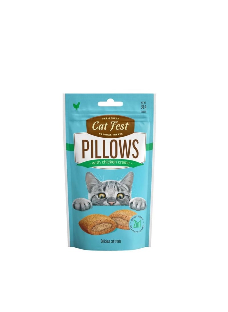 Cat Fest Pillows Cream 30g / Chicken