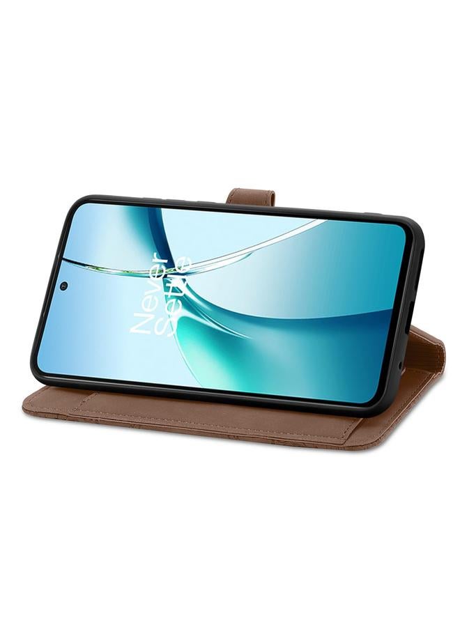 اس-توب جراب هاتف ذكي من الجلد بسحاب مزخرف بنقشة زهور لهاتف Honor 200 - Image 5