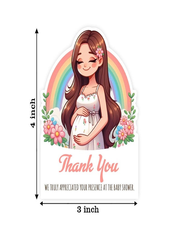 Suruchi Strokes Baby Shower Thank You Tag | Return Gift Card | Coming Soon Welcome Party - Image 2
