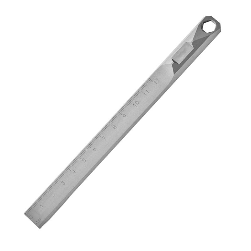Stone Wash Alloy Straight Hanging Pry Bar Tool With 8mm Hexagon Wrench - Image 1