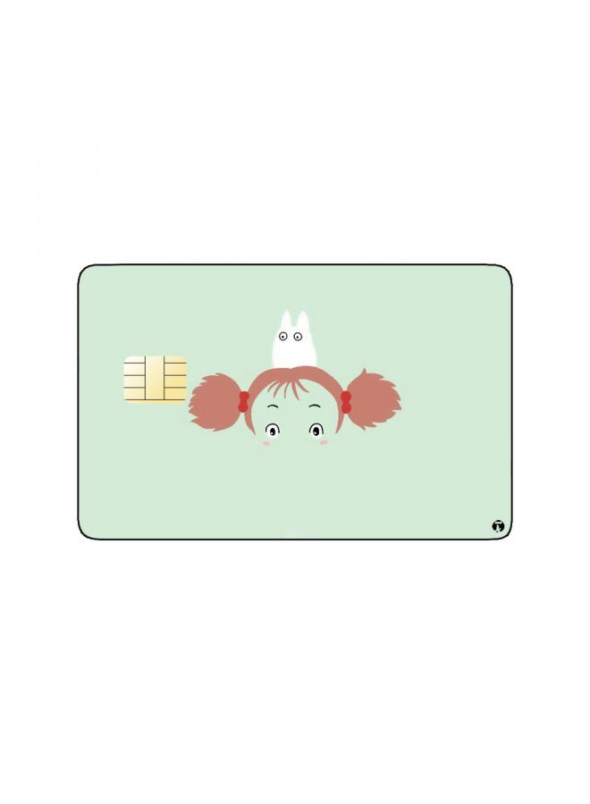RKN PRINTED BANK CARD STICKER Mei From My Neighbor Totoro Anime - Image 1