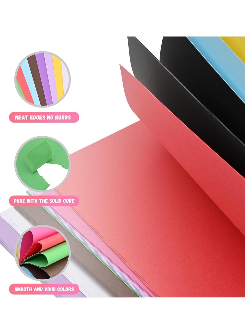 Funbo 20-Piece 50x70cm Size Bristol Card Chart Paper 220gsm Thickness Blue - Image 2