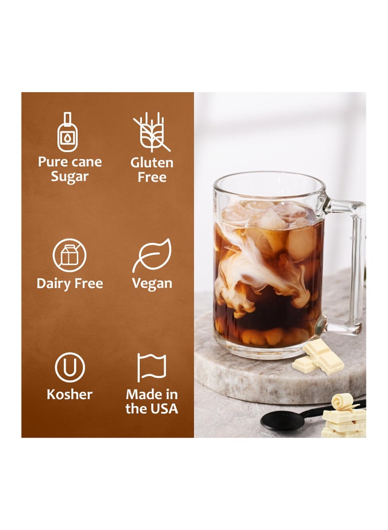 Syruvia Syruvia White Chocolate Syrup for Coffee 750 ml White Chocolate Coffee Syrup  - Image 4