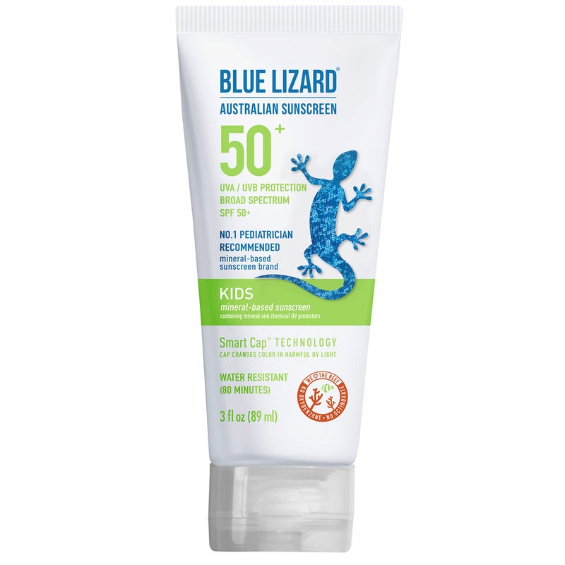 BLUE LIZARD Kids Mineral-Based Sunscreen Lotion - SPF 50+ - 3 oz - Image 1
