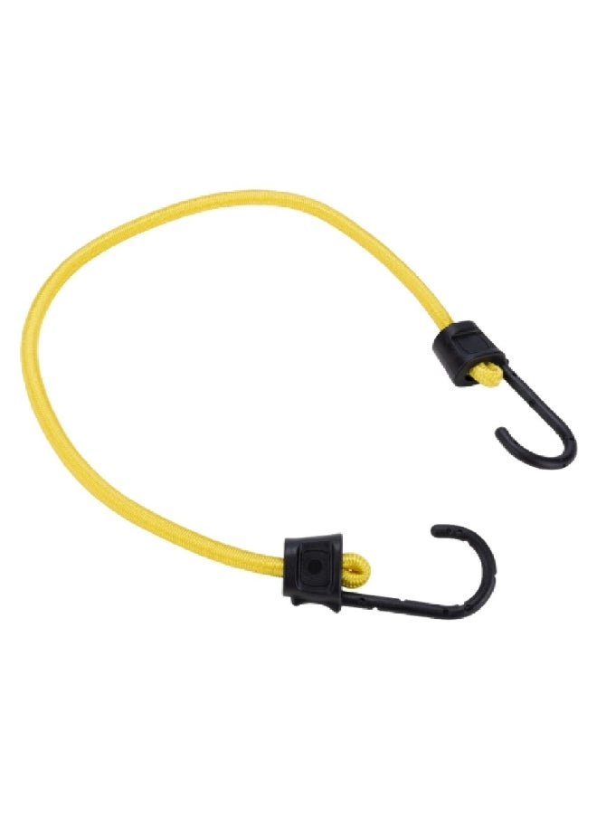 Keeper_Corporation - 4-Piece High Elasticity Weather Resistant Bungee Cord Set with SST Hooks Yellow 24 Inch 6321 - Image 1