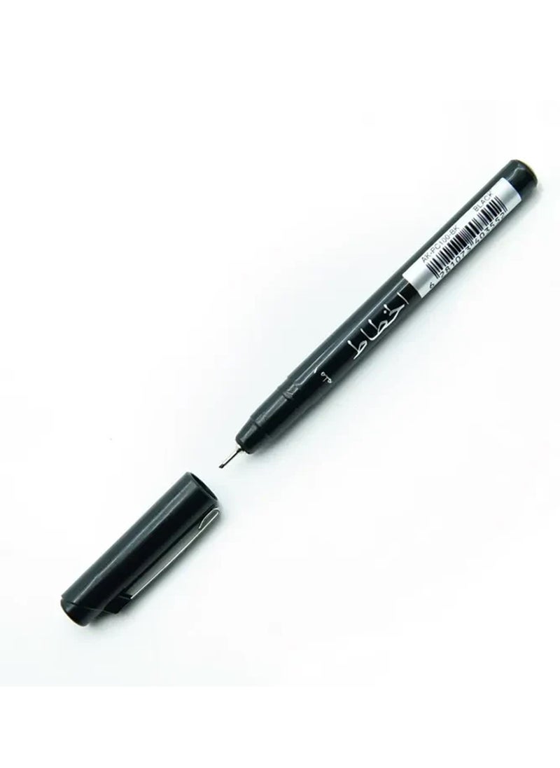 Al Khatat - 4-Piece Calligraphy Pen 1mm Tip Multicolour - Image 1