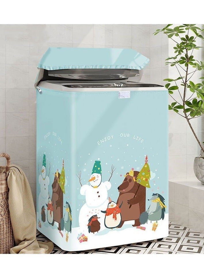 EBMINI Wave Wheel Fully Automatic Washing Machine Cover Waterproof And Sunscreen 