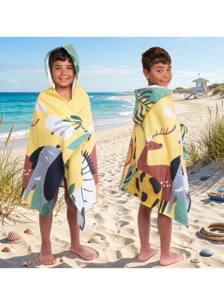 Mintra Premium Kids' Hooded Beach Towel – Soft, Absorbent, and Fun - Image 4